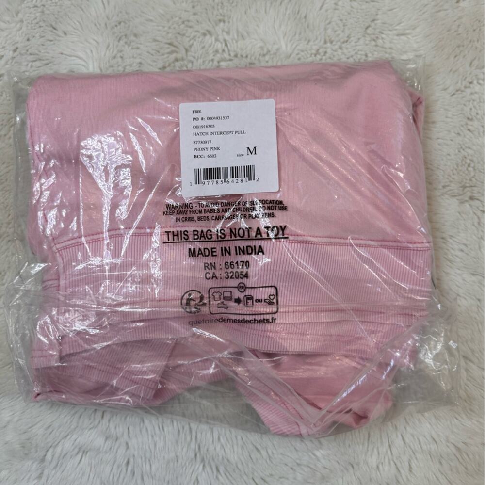 New FP MOVEMENT x Hatch Intercept PEONY PINK Pullover Medium Maternity SPRING! - Picture 4 of 7